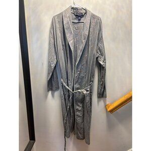 Polo Ralph Lauren Robe S/M Gray 100% Cotton Belted Long Sleeve